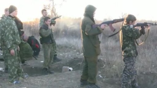 Ve výcvikovém táboře ukrajinských separatistů