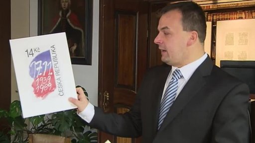 Známka jako připomínka sametové revoluce