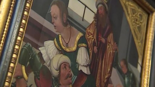 Dražba obrazu od Mistra litoměřického oltáře