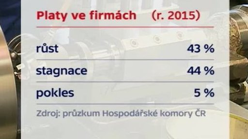 Vyšší platy v polovině firem