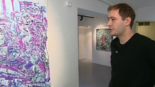 Obrazy tvořené skalpelem a sprejem