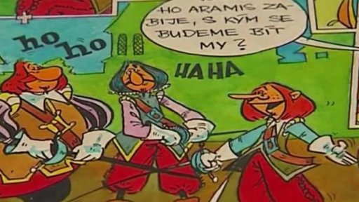 Tři mušketýři v komiksu