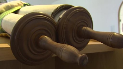 Zrekonstruovaná synagoga ve Čkyni