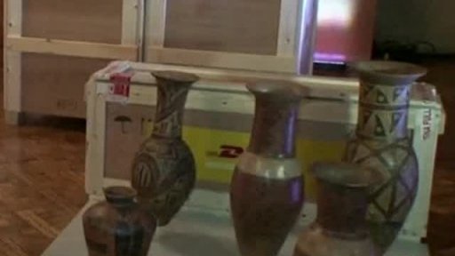 Archeologický poklad zpět v Kolumbii