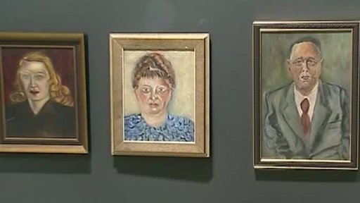 Nezval a Kuběna jako malíři