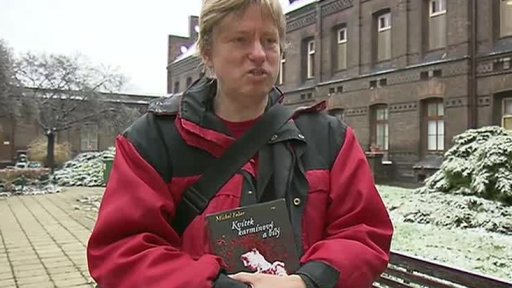 Kvítek karmínový a bílý