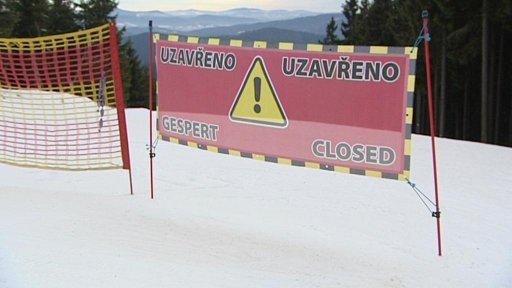 Šumavské areály se potýkají s nedostatkem sněhu