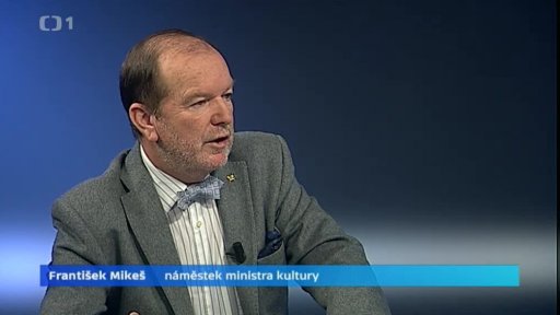 Náměstek ministra kultury František Mikeš