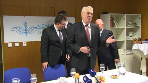 Prezident Miloš Zeman na návštěvě jižních Čech