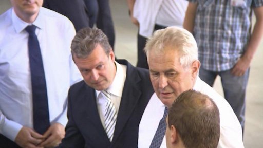 Prezident Miloš Zeman pokračuje v cestě po Libereckém kraji
