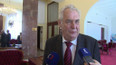 Miloš Zeman dnes svou třídenní návštěvu Libereckého kraje ukončil
