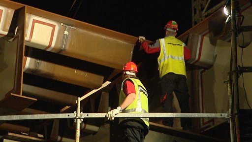 Dálnice D3 byla v noci uzavřená