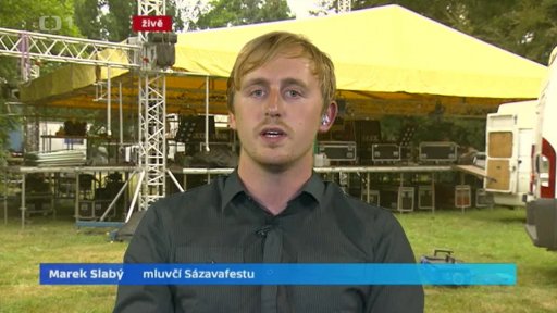 Mluvčí Sázavafestu hostem živého vysílání