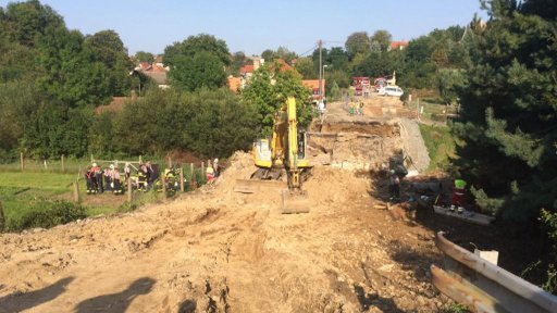 Zřícený most ve Vilémově