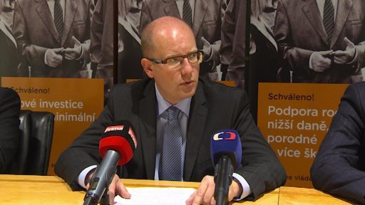 Premiér Sobotka přijel do Pardubic hlavně kvůli silnici R35