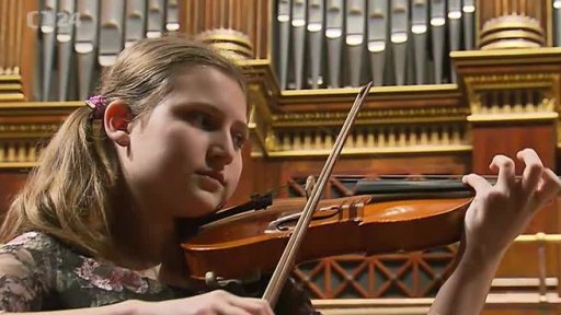 Talentovaná houslistka