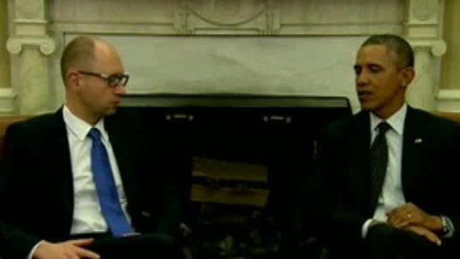 Schůzka Obamy s Jeceňukem