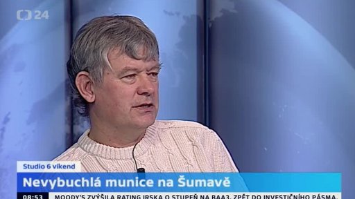 Nevybuchlá munice na Šumavě