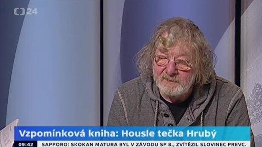 Vzpomínková kniha: Housle tečka Hrubý