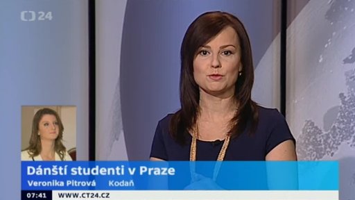 Dánští studenti v Praze