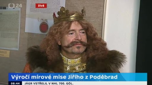 Výročí mírové mise Jiřího z Poděbrad
