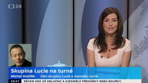 Skupina Lucie na turné