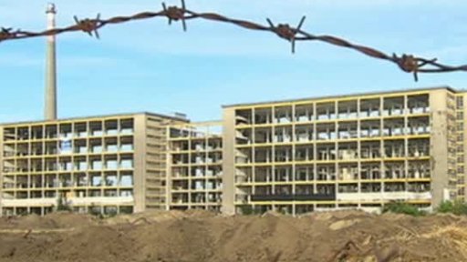 Odstřel budov OP Prostějov