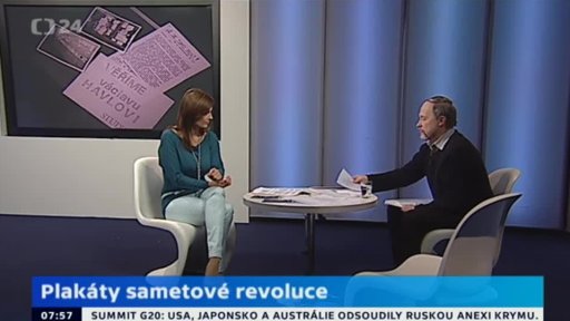 Plakáty sametové revoluce