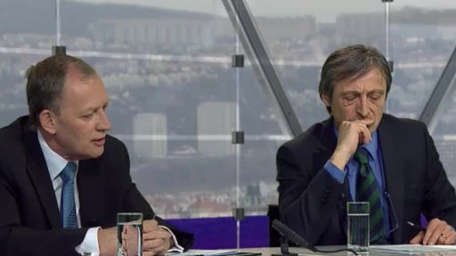 Martin Stropnický /ANO/, ministr obrany, poslanec; Alexander Černý /KSČM/, stínový ministr obrany, místopředseda výboru pro obranu PS