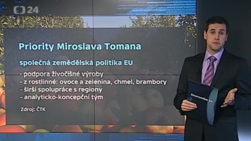 Toman prezidentem Agrární komory