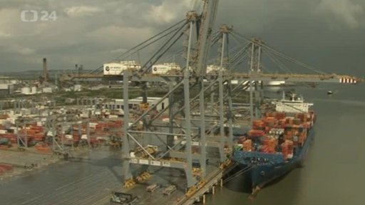 Nový přístavní komplex v Londýně