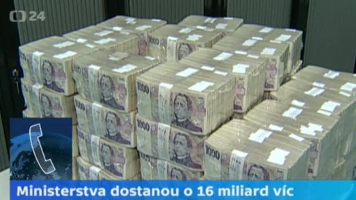 Víc peněz pro některá ministerstva