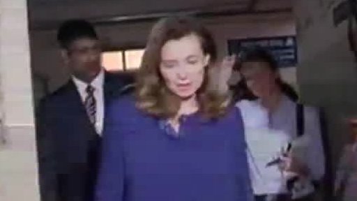 Bývalá první dáma Francie je v Indii