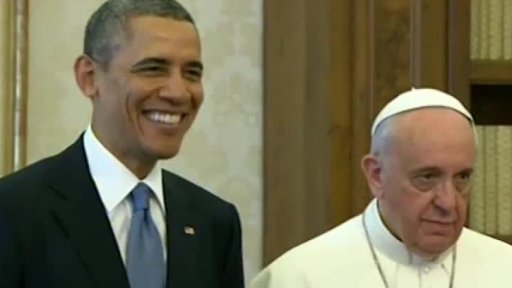 Obama se setkal s papežem Františkem