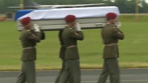 Těla vojáků se vrátila do Česka