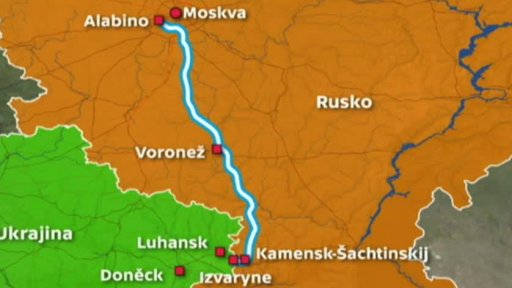 Ruský konvoj dorazil na hranice + rozhovor s L. Dvořákem