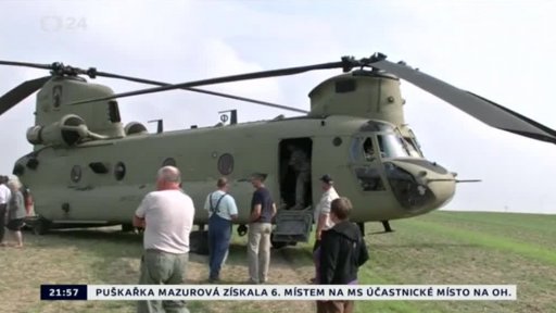 Netradiční přistání amerických vrtulníků