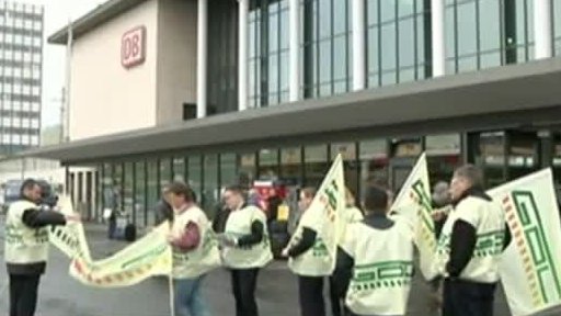 Stávka ochromila německé dráhy