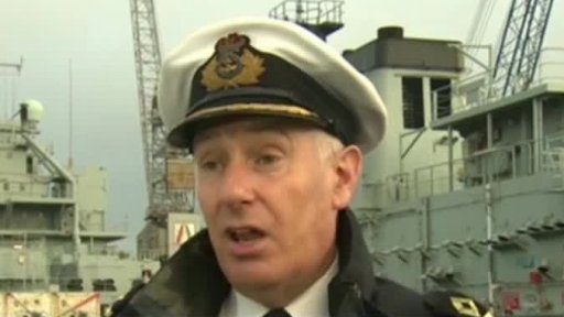 Britská loď proti ebole