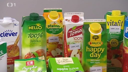 Jablečné mošty a džusy