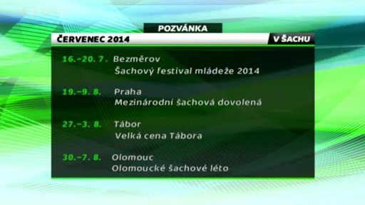 Pozvánka na nejbližší akce