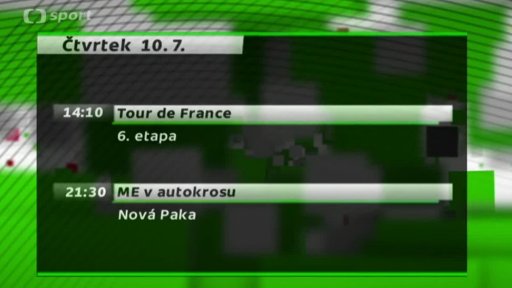 7 dní na ČT sport