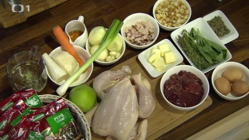 Kuřecí roláda s játrovou nádivkou - 1. část