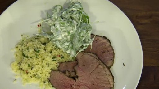 Marocká jehněčí kýta - dokončení