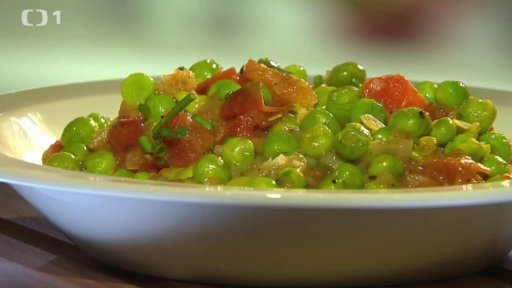 Zelený hrášek po mexicku