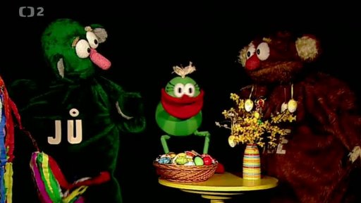 Muf vypráví Jůhelákům o Vajíčkovém Mufiánovi…