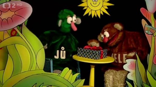 Jů a Hele vítají kamarády – je Mezinárodní den dětí.