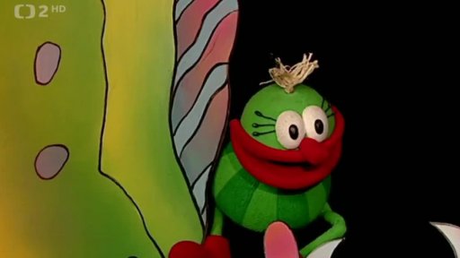 Jů a Hele chtějí, aby Muf zazlobil. Muf ale nezlobí na objednávku.