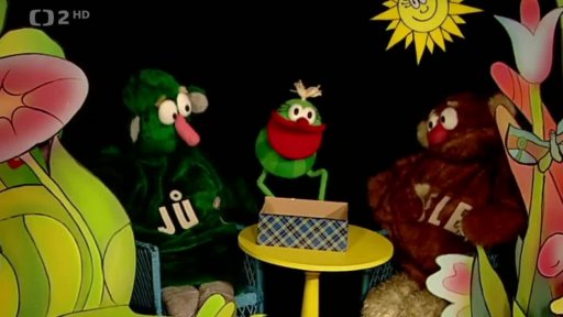 Jů a Hele se loučí, Muf vyletí jako čertík z dárkové krabice – přece zazlobil, pro radost!