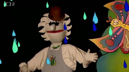 Pan Pip sestrojuje bouřkostroj, Otylka je proti.